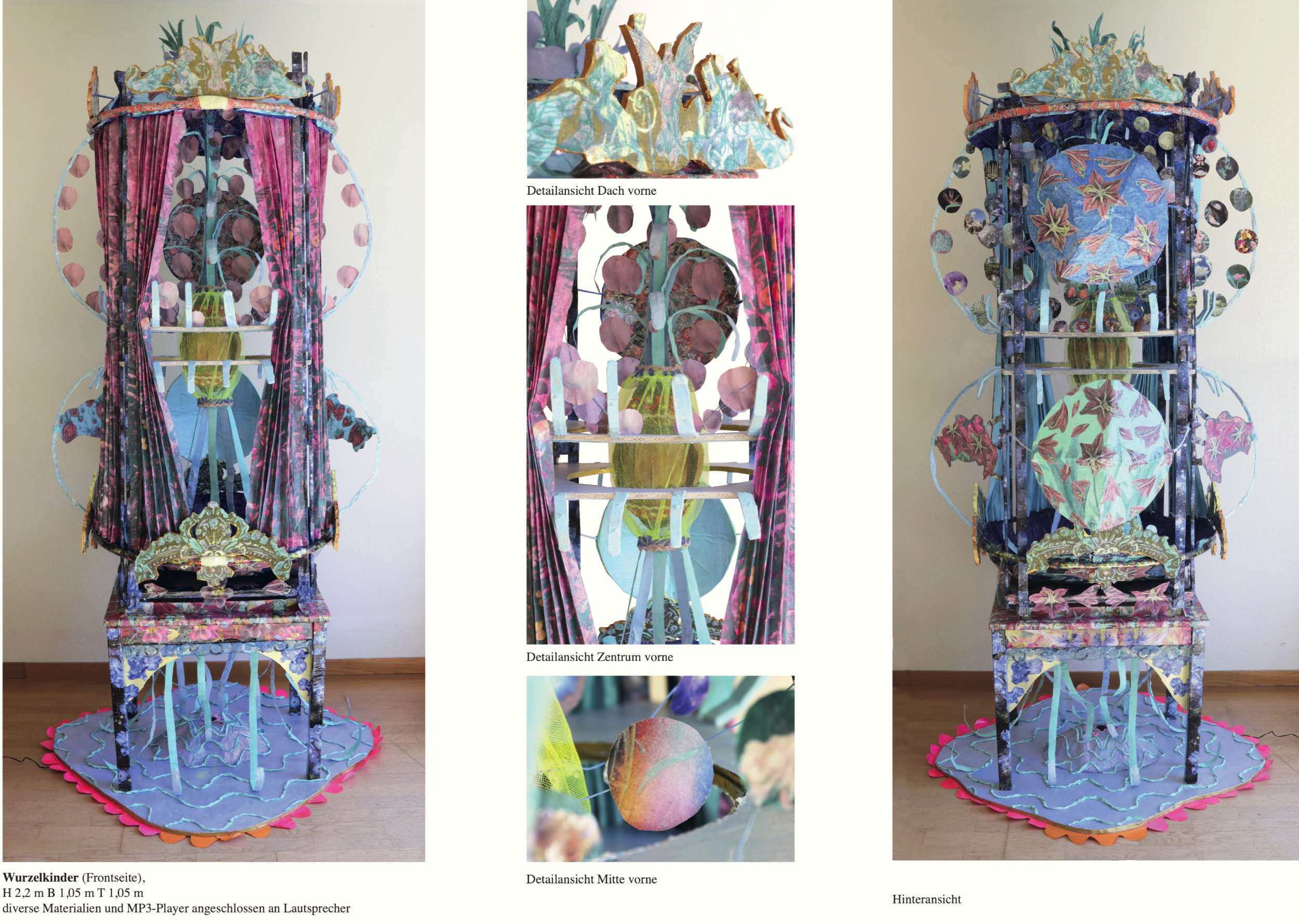 Meine Kunst ist eine Materialisierung eines poetischen Gedankennetzes